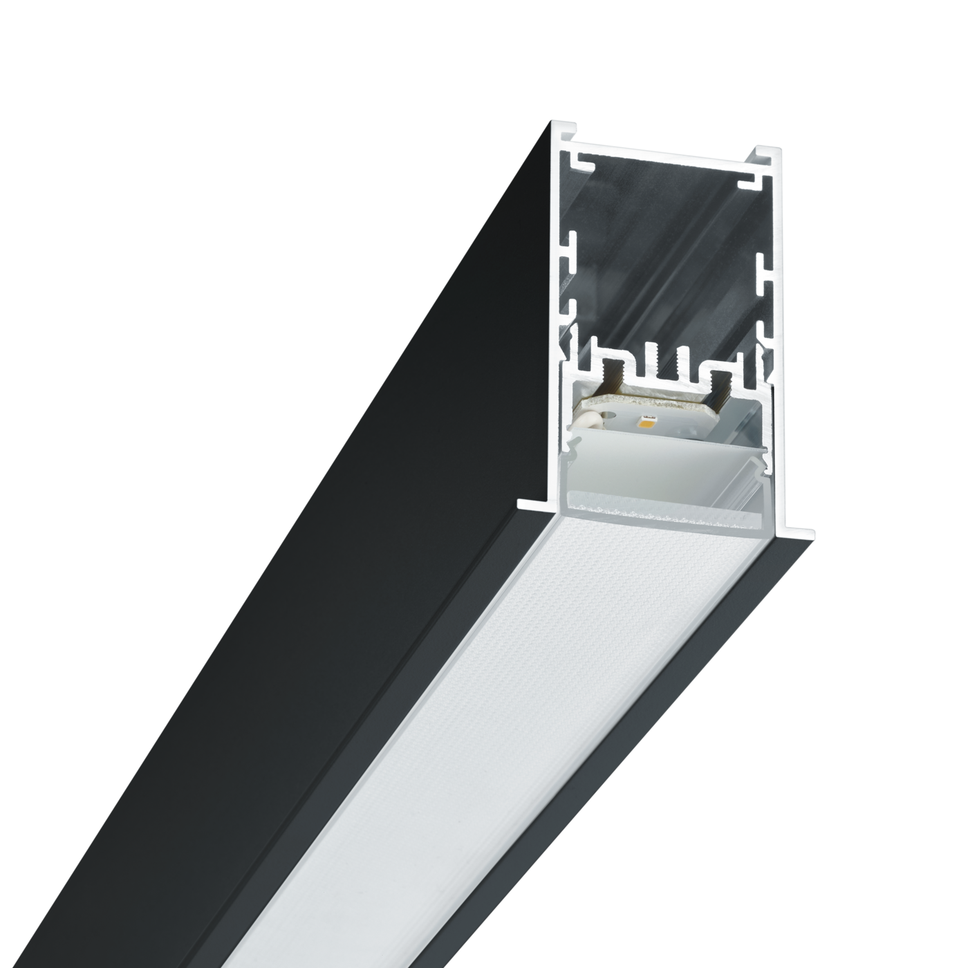 TRAXX EVO Einbauleuchte Prismatik schwarz