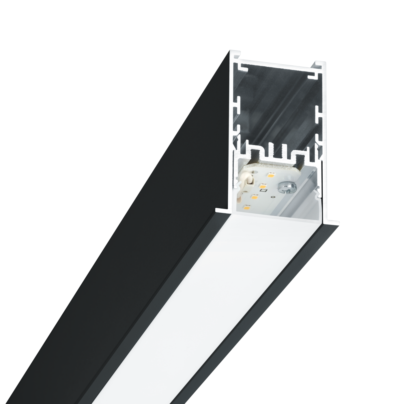 TRAXX EVO Einbauleuchte opal schwarz