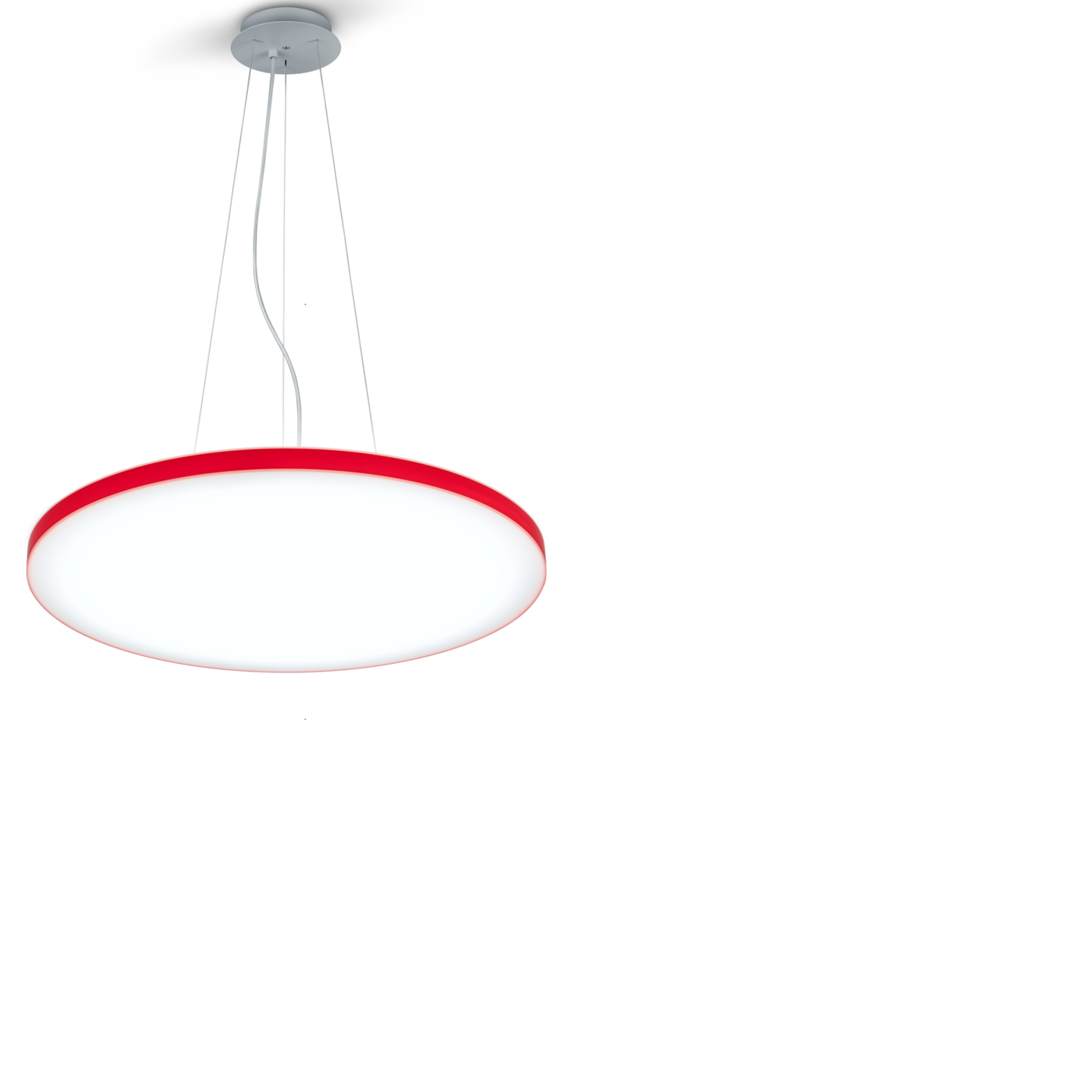 Central canopy suspension, round